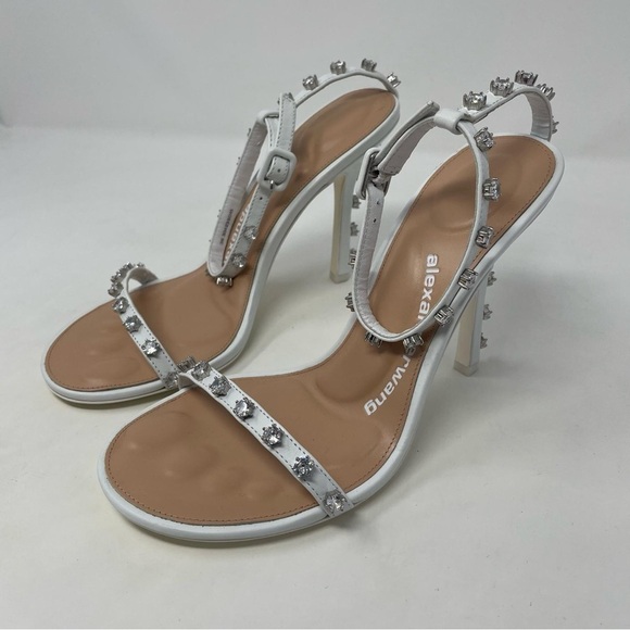 Alexander Wang Nicki 105 Crystal Stud High Heel Sandals - NWT - Picture 11 of 14